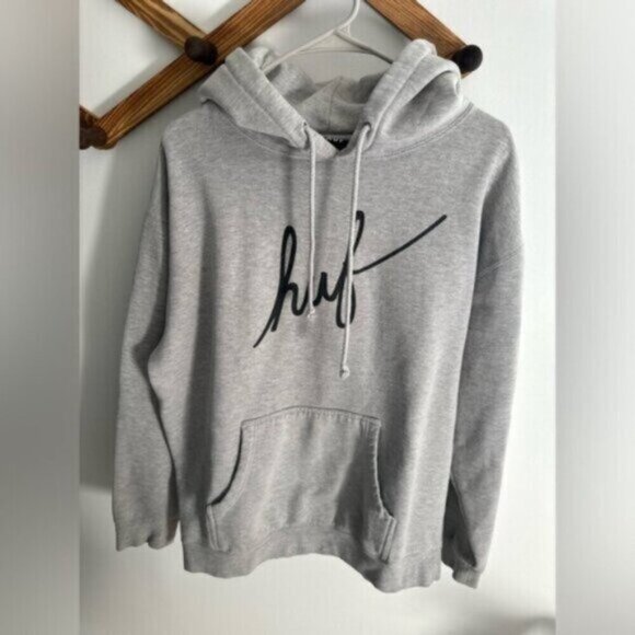 EUC- HUF Gray Hoodie - Picture 2 of 4